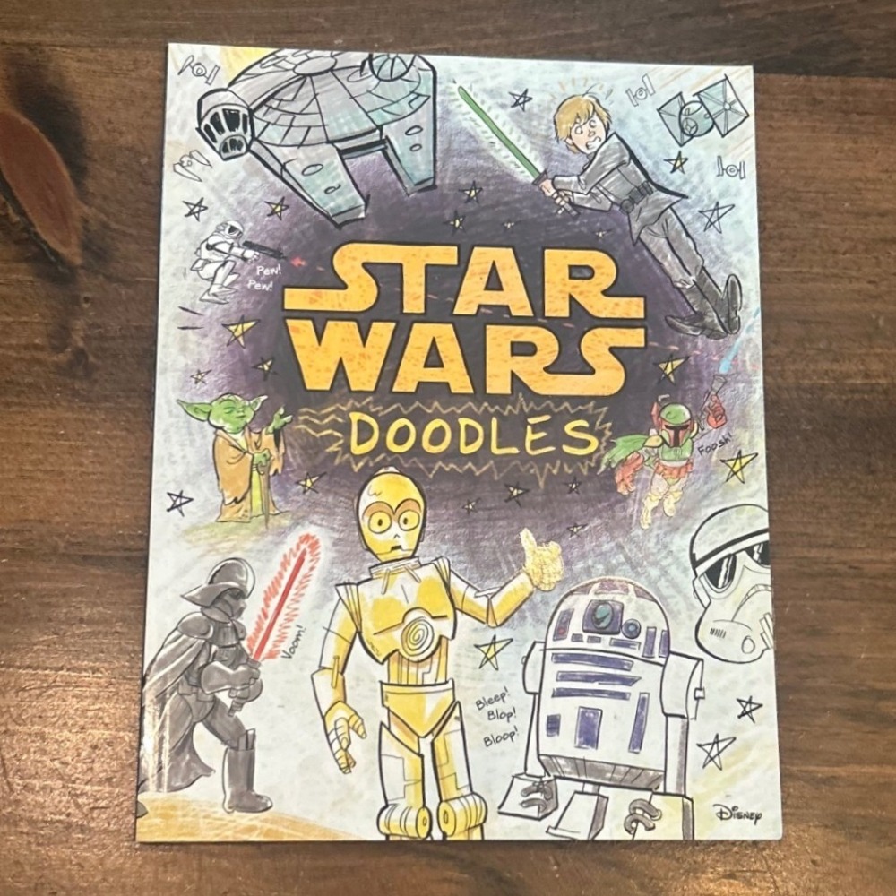 Disney Star Wars Doodles Book Kids Zack Giallongo 2015‎ Fun Children Educational